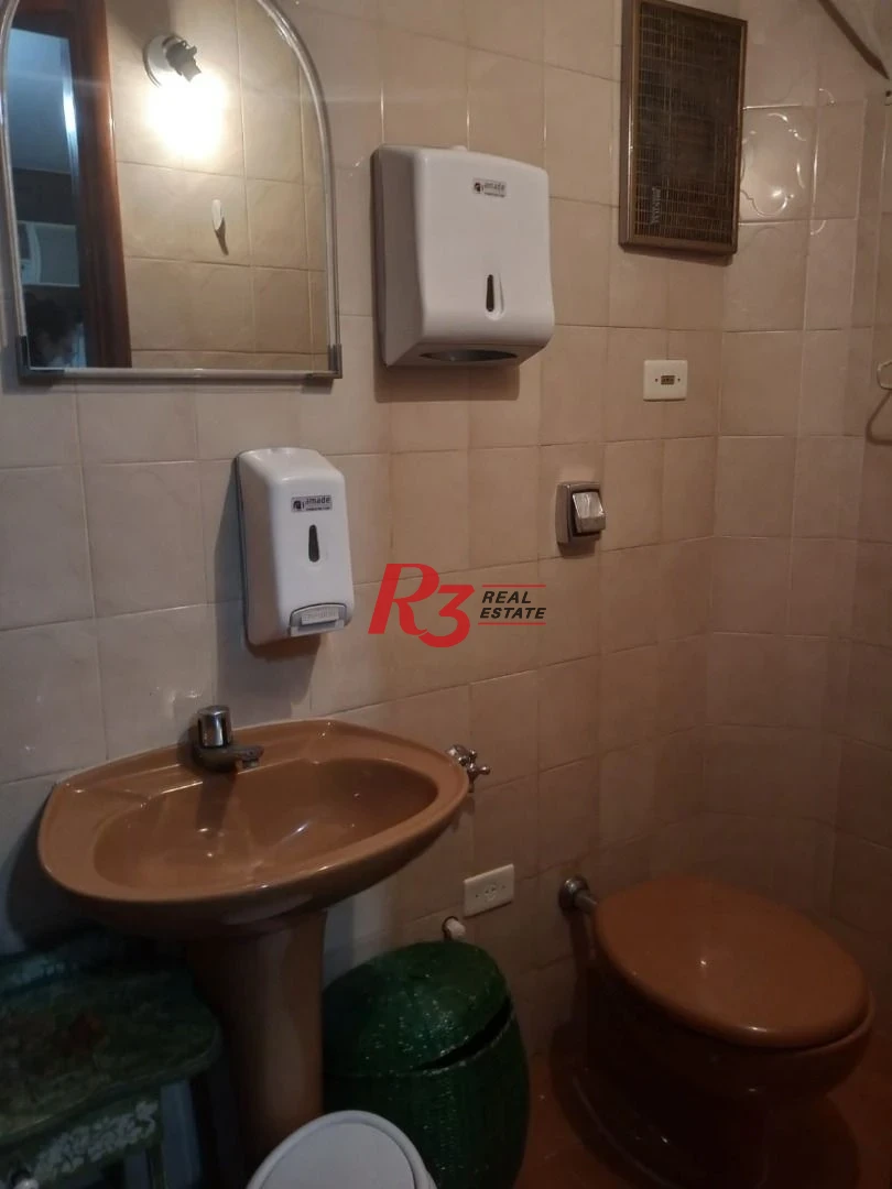 Sala, 122 m² - venda por R$ 650.000,00 ou aluguel por R$ 6.500,00/mês - Encruzilhada - Santos/SP
