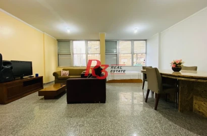 Apartamento com 2 dormitórios, 109 m² - venda por R$ 550.000,00 ou aluguel por R$ 4.965,39/mês - José Menino - Santos/SP