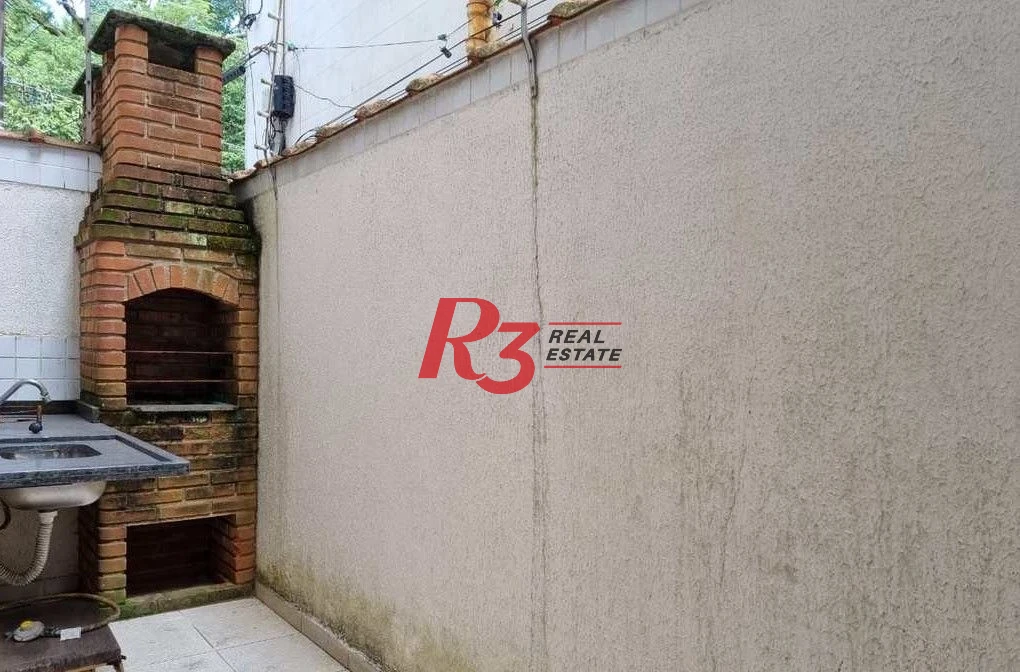 Sobrado com 3 dormitórios à venda, 110 m² por R$ 650.000,00 - José Menino - Santos/SP
