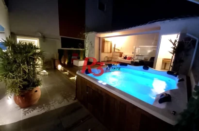 Cobertura com 4 dormitórios à venda, 238 m² - Praia da Enseada - Guarujá/SP