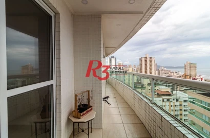 Apartamento com 3 dormitórios à venda, 168 m² - Tupi - Praia Grande/SP