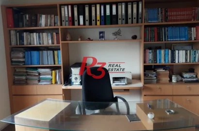 Sala mobiliada à venda, 27 m² - Embaré - Santos/SP