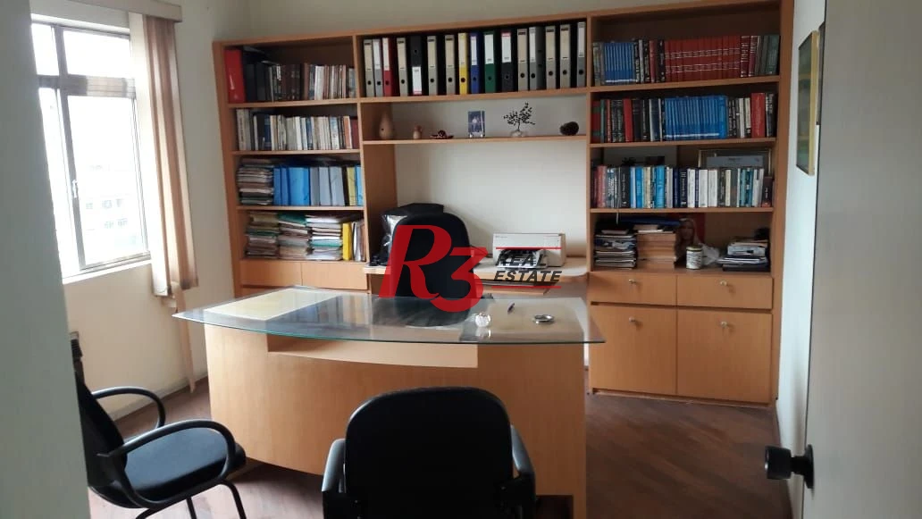 Sala mobiliada à venda, 27 m² - Embaré - Santos/SP