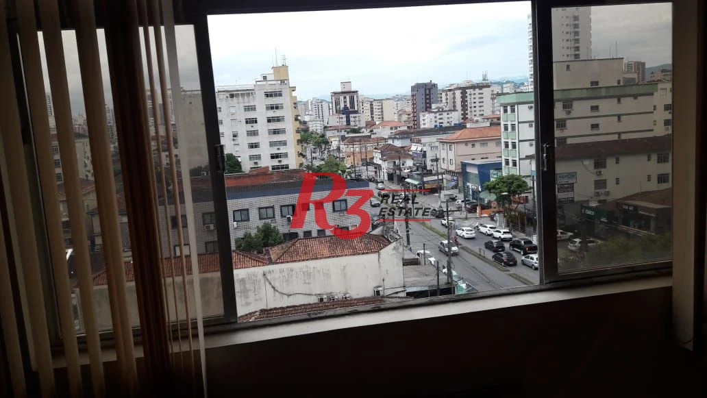 Sala mobiliada à venda, 27 m² - Embaré - Santos/SP