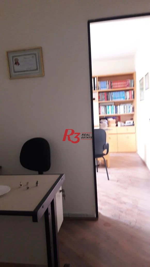 Sala mobiliada à venda, 27 m² - Embaré - Santos/SP