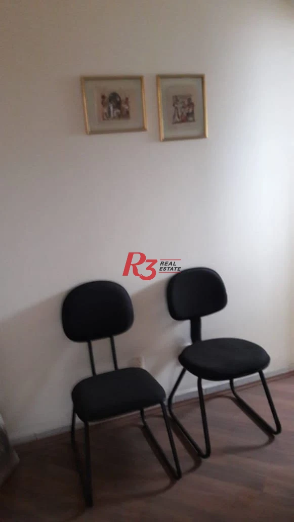 Sala mobiliada à venda, 27 m² - Embaré - Santos/SP