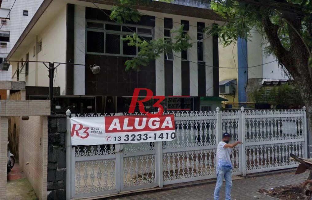 Sobrado com 10 dormitórios para alugar, 376 m² por R$ 9.000,00/mês - Ponta da Praia - Santos/SP