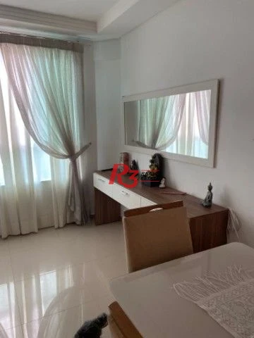Casa sobreposta com 3 dormitórios à venda, 110 m² - Marapé - Santos/SP