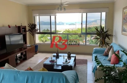 Apartamento com 3 dormitórios à venda, 194 m² por R$ 2.200.000,00 - Boqueirão - Santos/SP
