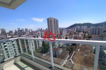Apartamento com 2 dormitórios à venda, 74 m² por R$ 650.000,00 - Campo Grande - Santos/SP