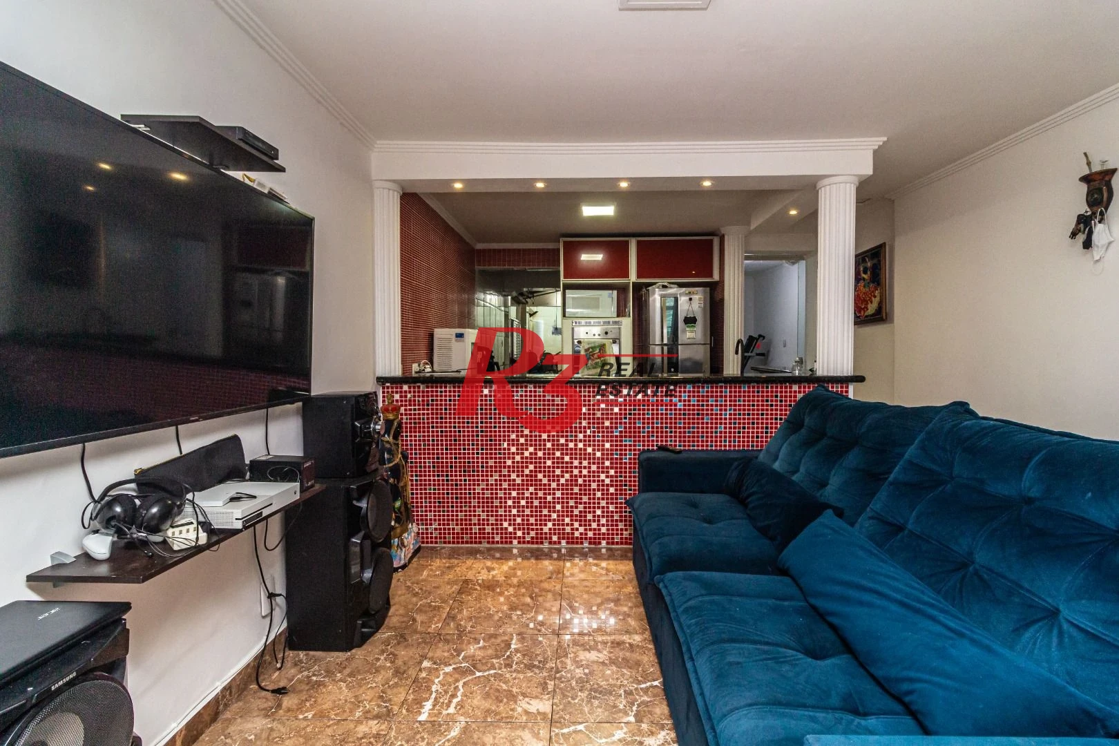 Sobrado com 3 dormitórios à venda, 139 m² por R$ 765.000,00 - Marapé - Santos/SP