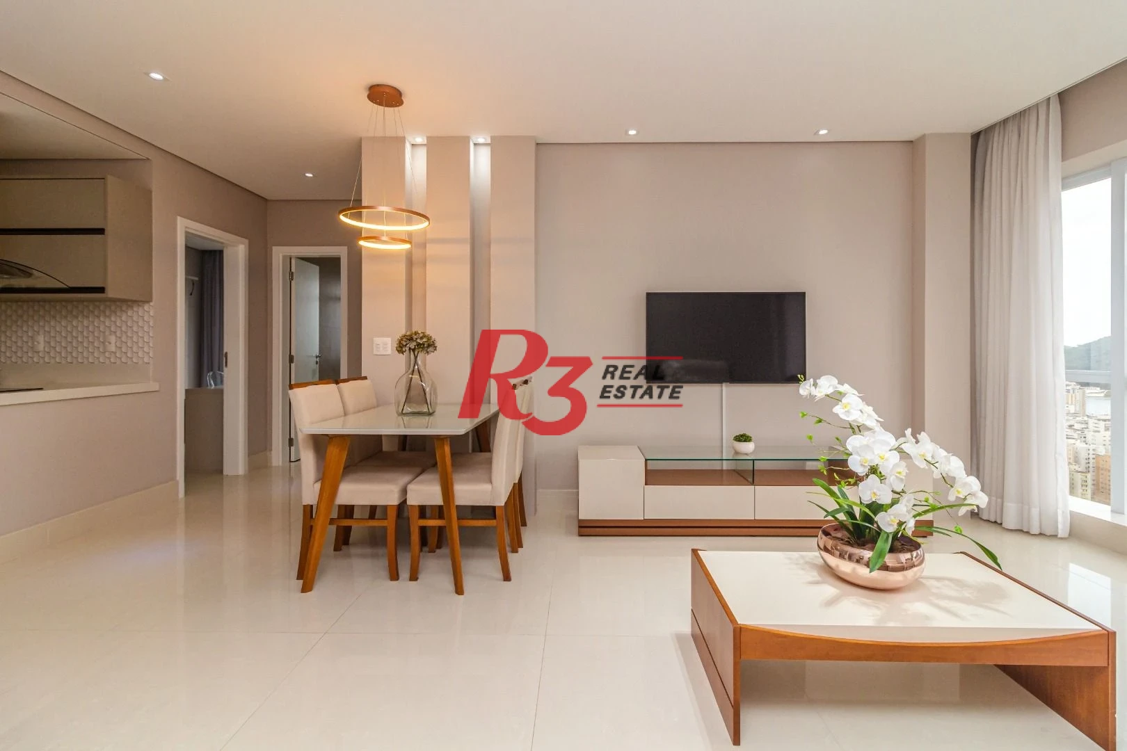 Apartamento com 2 dormitórios para alugar, 96 m² por R$ 10.500,00/mês - Aparecida - Santos/SP