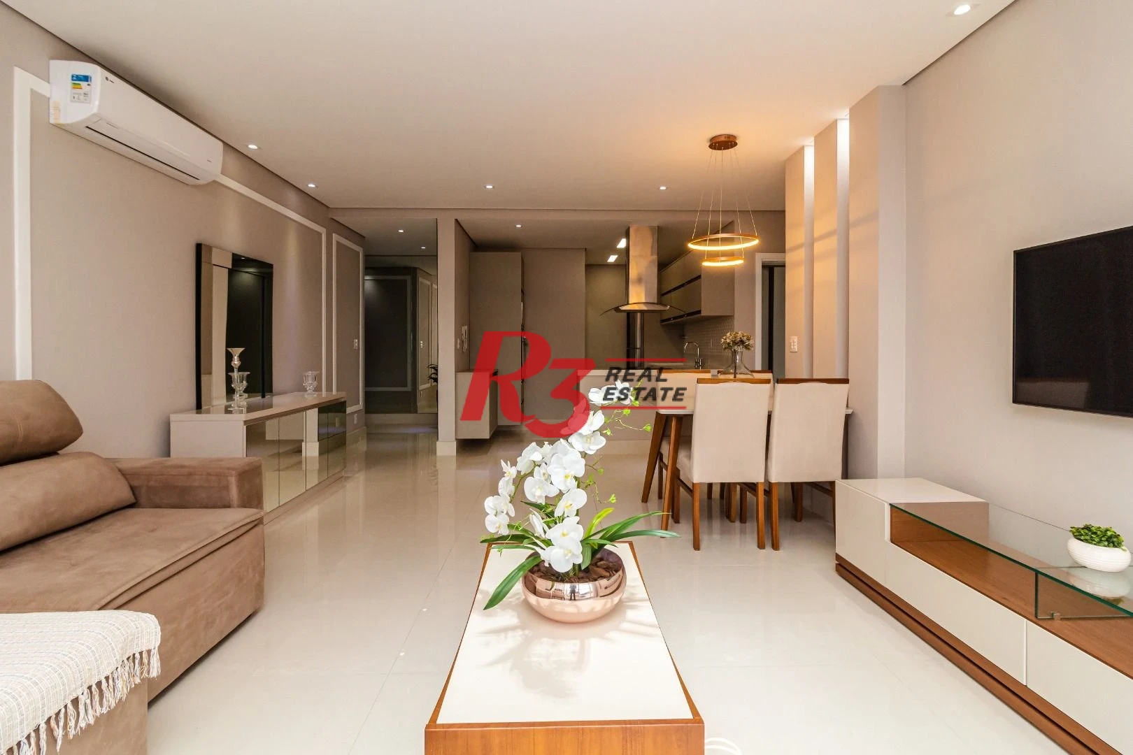 Apartamento com 2 dormitórios para alugar, 96 m² por R$ 10.500,00/mês - Aparecida - Santos/SP