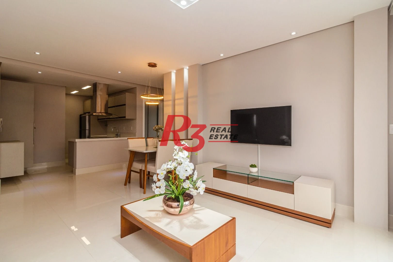Apartamento com 2 dormitórios para alugar, 96 m² por R$ 10.500,00/mês - Aparecida - Santos/SP