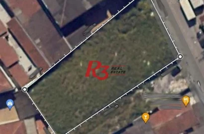 Terreno para alugar, 833 m² por R$ 10.853,58/mês - Vila Paulista - Cubatão/SP