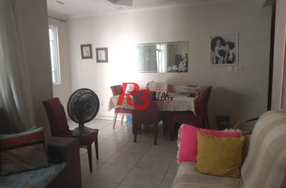 Casa com 3 dormitórios, 103 m² - venda ou aluguel - Marapé - Santos/SP