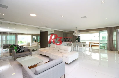 Apartamento com 4 dormitórios à venda, 344 m² por R$ 5.400.000,00 - Aparecida - Santos/SP