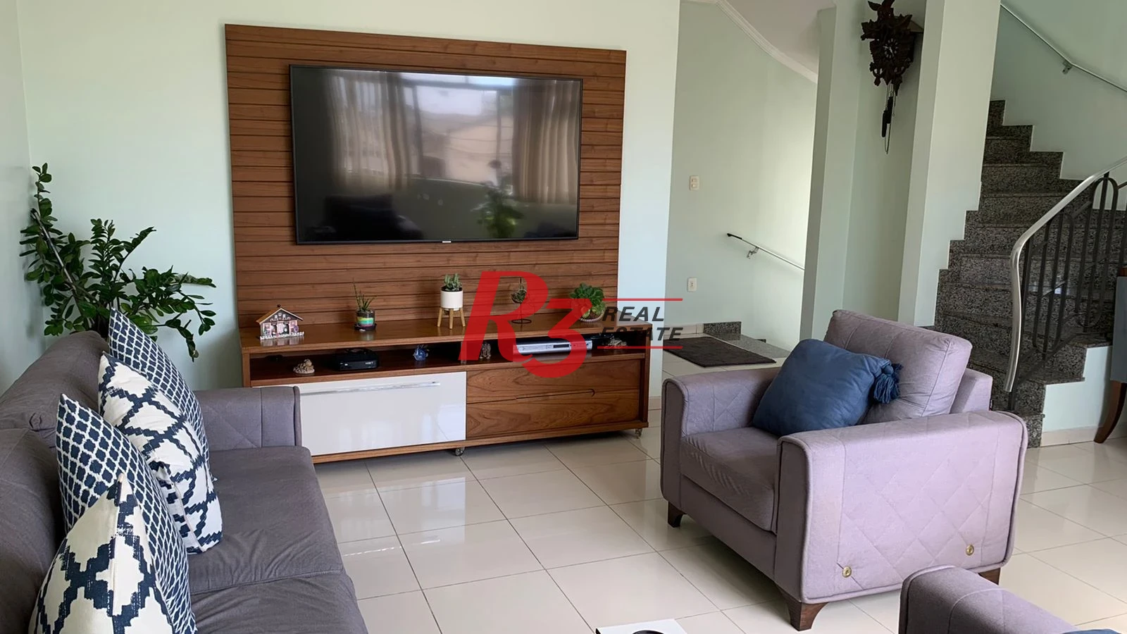 Casa com 3 dormitórios à venda, 230 m² - Aparecida - Santos/SP
