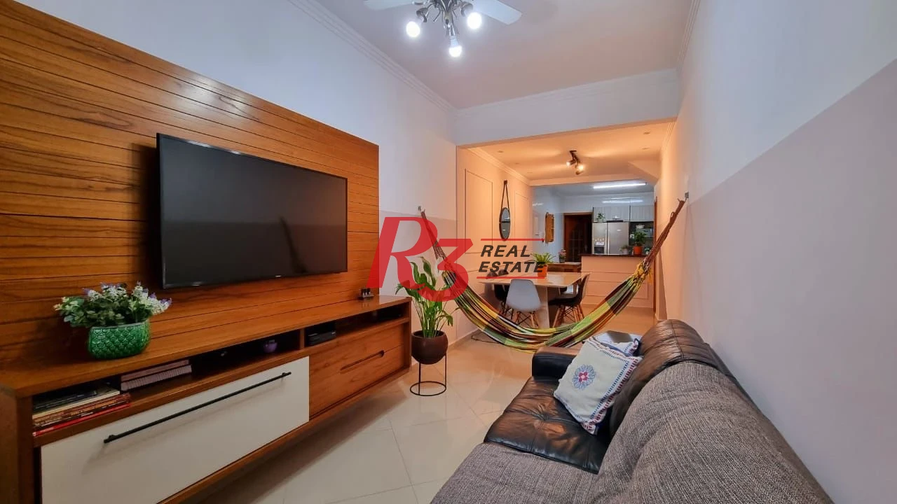 Casa com 2 dormitórios à venda, 110 m² - Boqueirão - Santos/SP