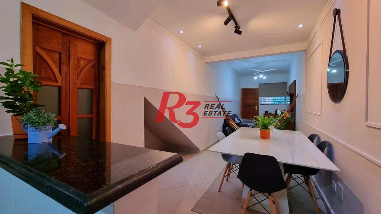 Casa com 2 dormitórios à venda, 110 m² - Boqueirão - Santos/SP