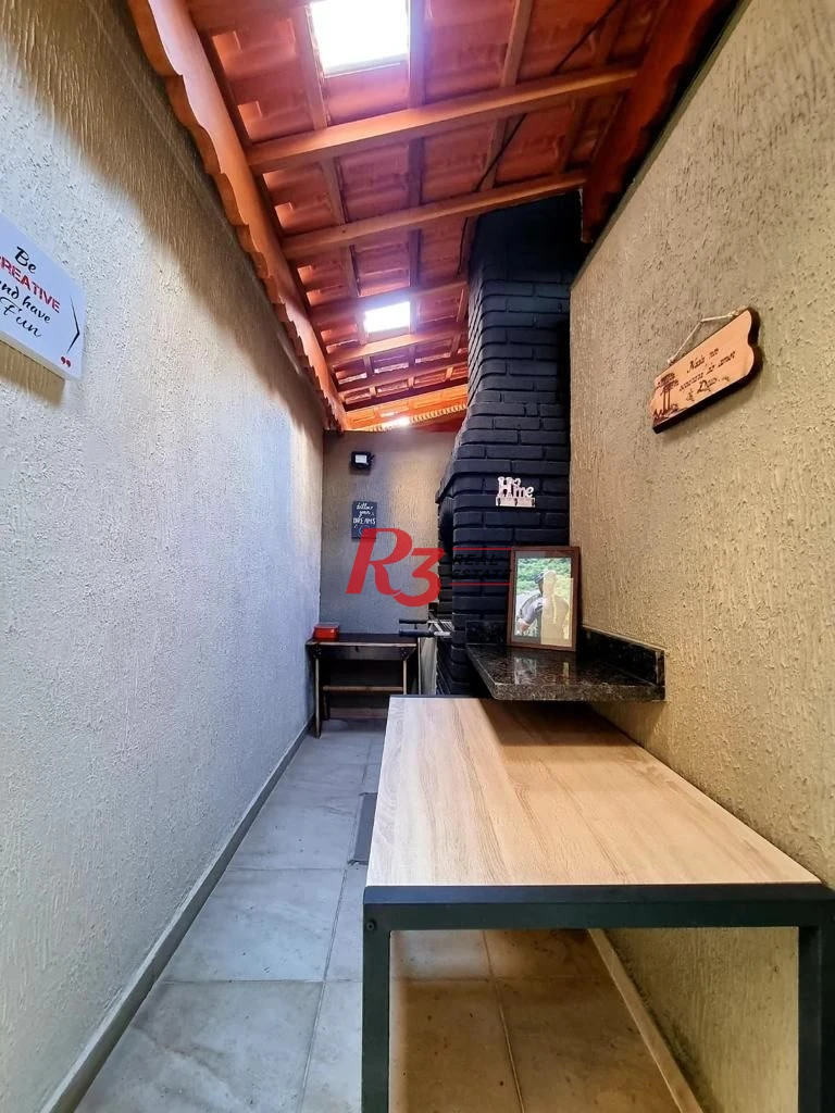 Casa com 2 dormitórios à venda, 110 m² - Boqueirão - Santos/SP