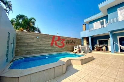 Sobrado com 4 dormitórios à venda, 173 m² - Solemar - Praia Grande/SP