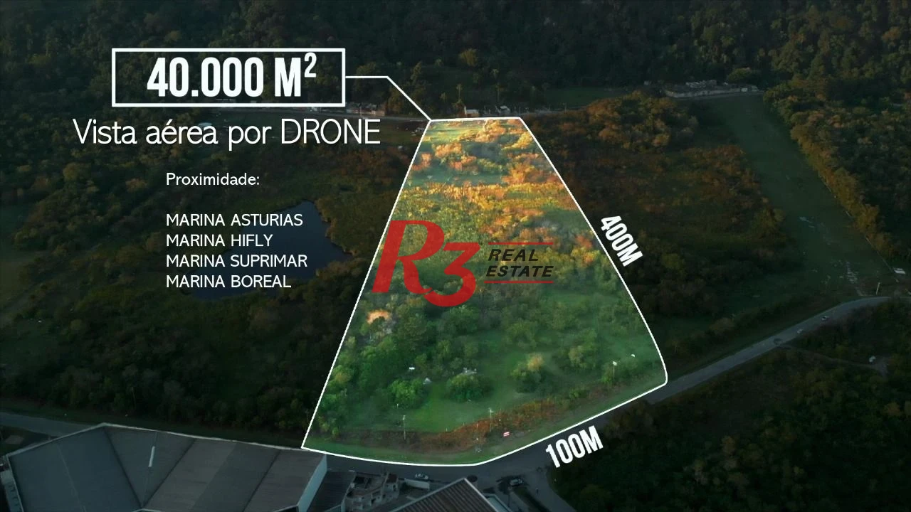 Terreno à venda, 40000 m² - Cing - Guarujá/SP