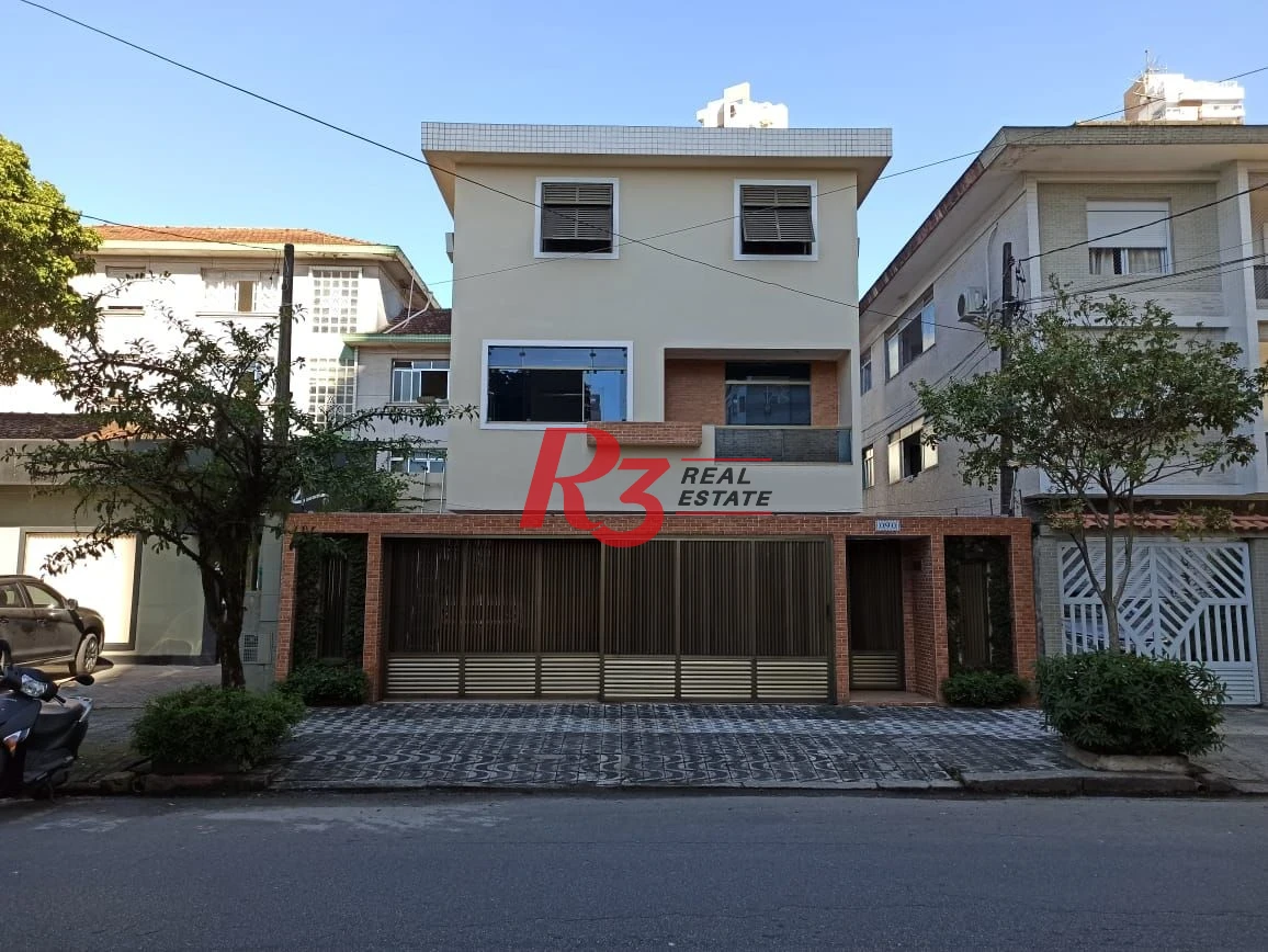 Sobrado com 4 dormitórios para alugar, 220 m² por R$ 12.000,00/mês - Embaré - Santos/SP