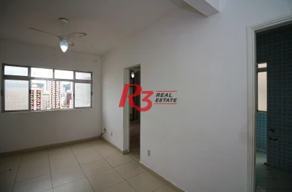 Apartamento à venda, 40 m² por R$ 320.000,00 - Gonzaga - Santos/SP