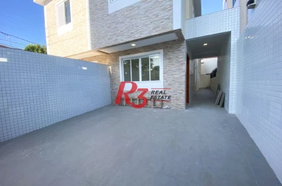 Sobrado com 3 dormitórios à venda, 120 m² por R$ 1.245.000,00 - Boqueirão - Santos/SP