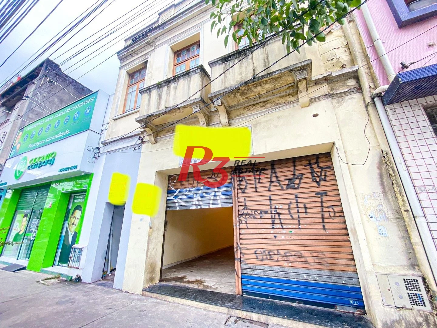 Ótima oportunidade para loja comercial, no Centro de Santos!!