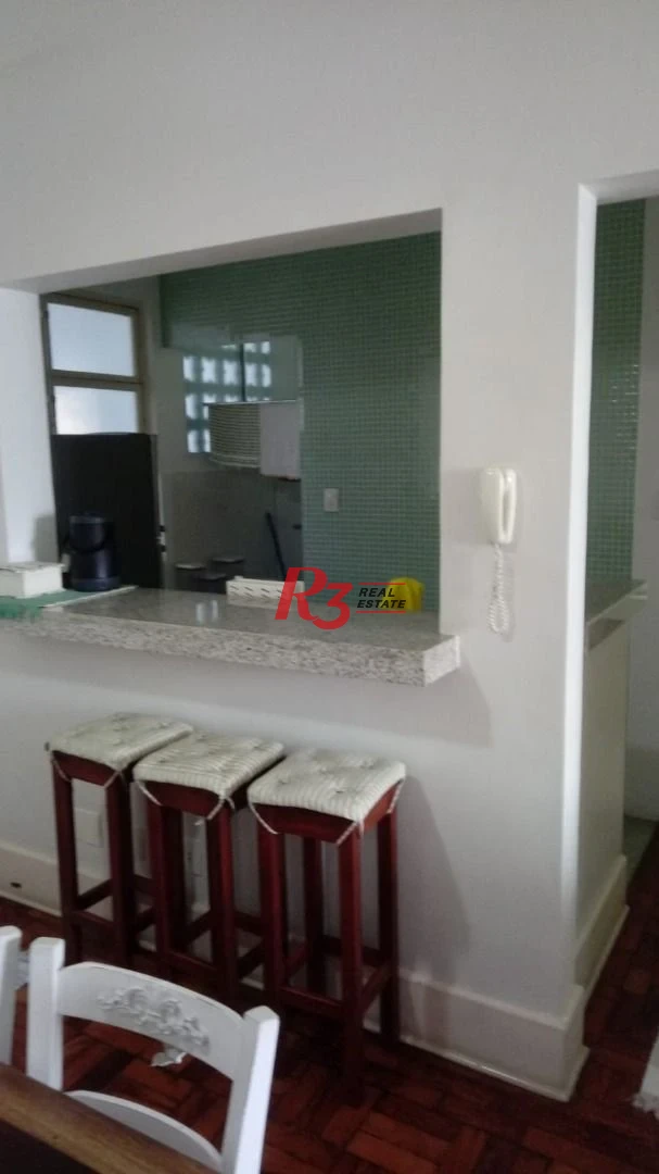 Apartamento com 1 dormitório à venda, 90 m² - Itararé - São Vicente/SP