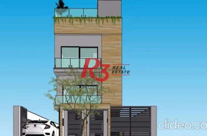 Casa com 3 suítes à venda, 170 m² por R$ 1.360.000 - José Menino - Santos/SP