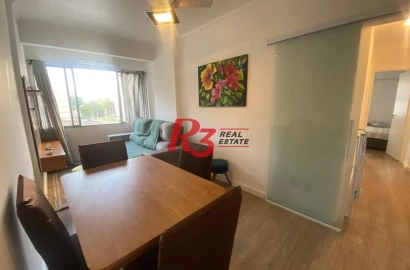 Apartamento com Vista Mar por R$ 244.000 - Itararé - São Vicente/SP