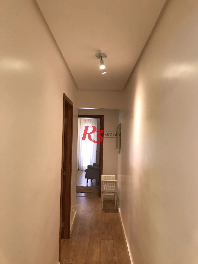 Apartamento com 2 dormitórios à venda, 85 m² - Gonzaga - Santos/SP