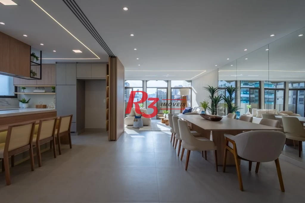 Apartamento com 4 dormitórios à venda, 270 m² por R$ 3.050.000,00 - Boqueirão - Santos/SP