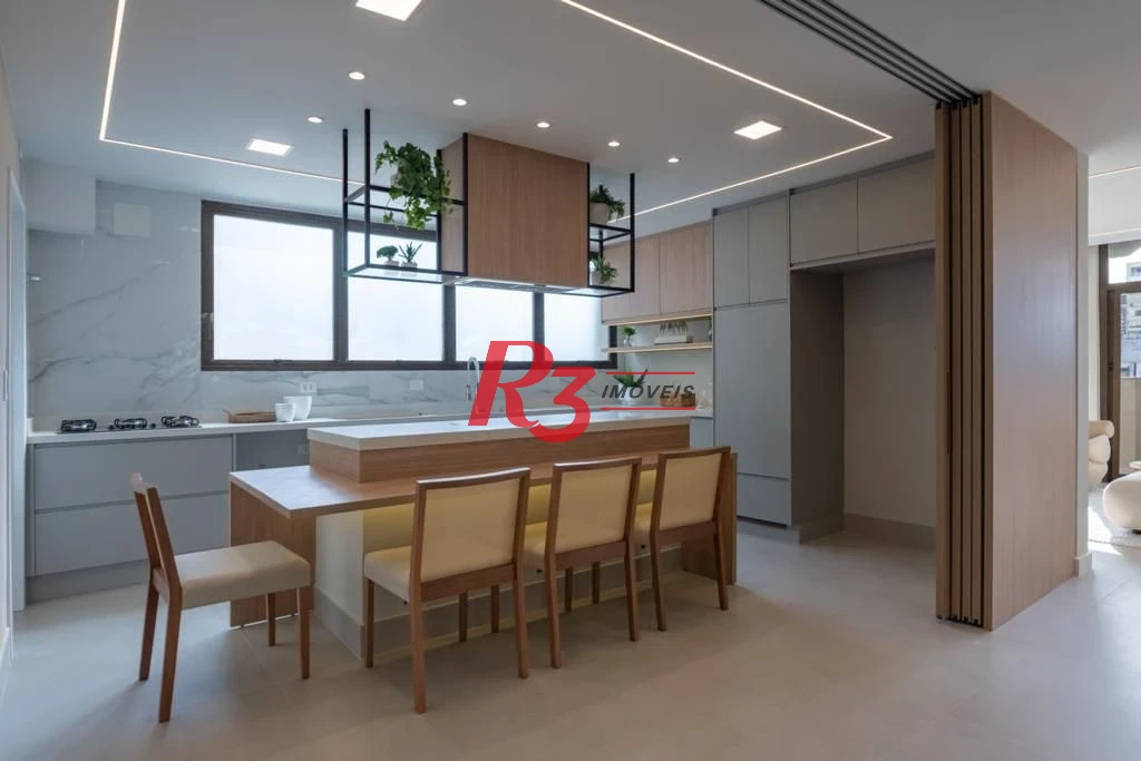 Apartamento com 4 dormitórios à venda, 270 m² por R$ 3.050.000,00 - Boqueirão - Santos/SP