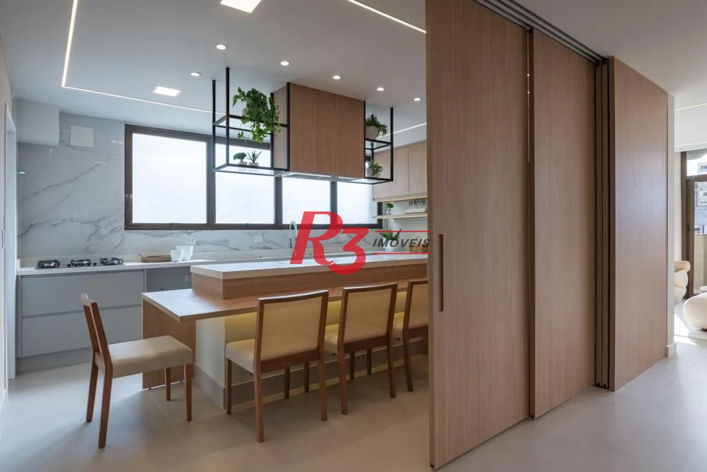 Apartamento com 4 dormitórios à venda, 270 m² por R$ 3.050.000,00 - Boqueirão - Santos/SP