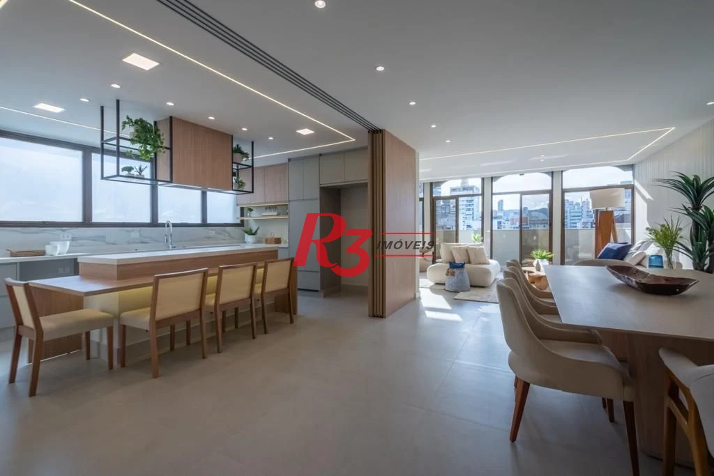 Apartamento com 4 dormitórios à venda, 270 m² por R$ 3.050.000,00 - Boqueirão - Santos/SP