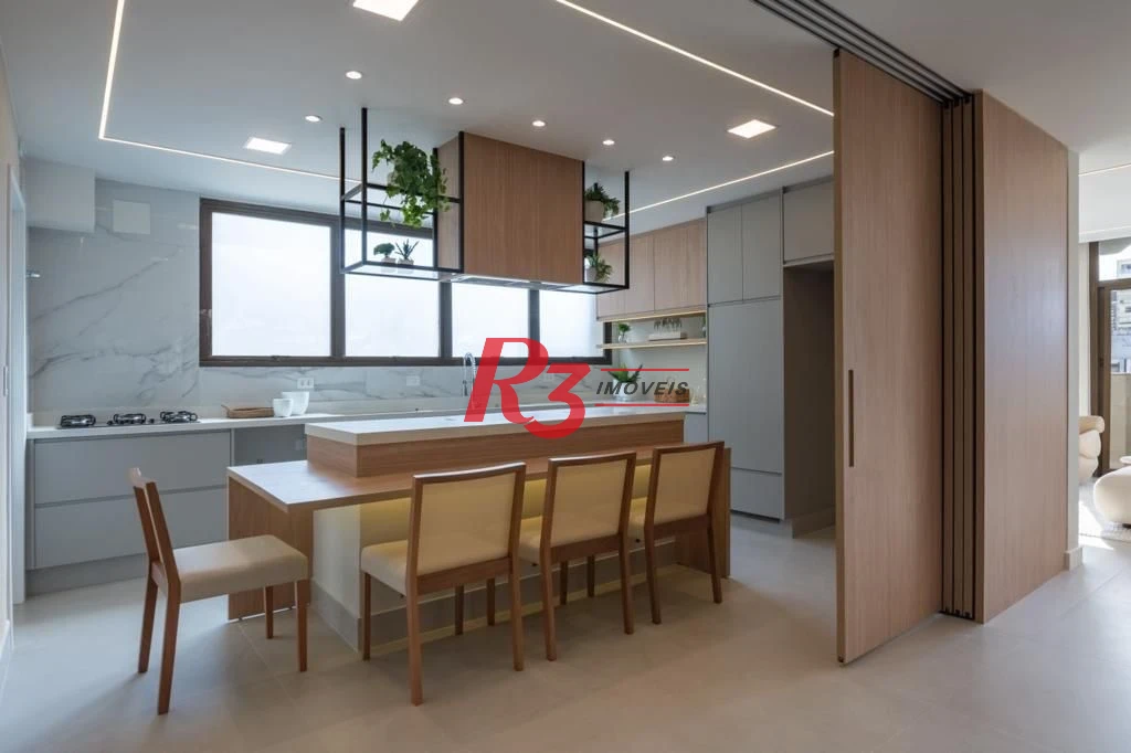 Apartamento com 4 dormitórios à venda, 270 m² por R$ 3.050.000,00 - Boqueirão - Santos/SP