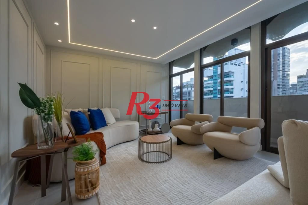 Apartamento com 4 dormitórios à venda, 270 m² por R$ 3.050.000,00 - Boqueirão - Santos/SP