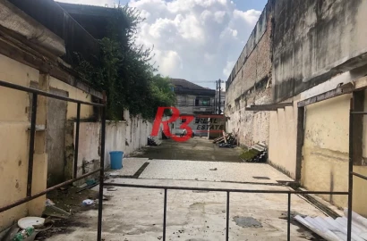 Terreno à venda, 422 m² por R$ 900.000,00 - Centro - Santos/SP