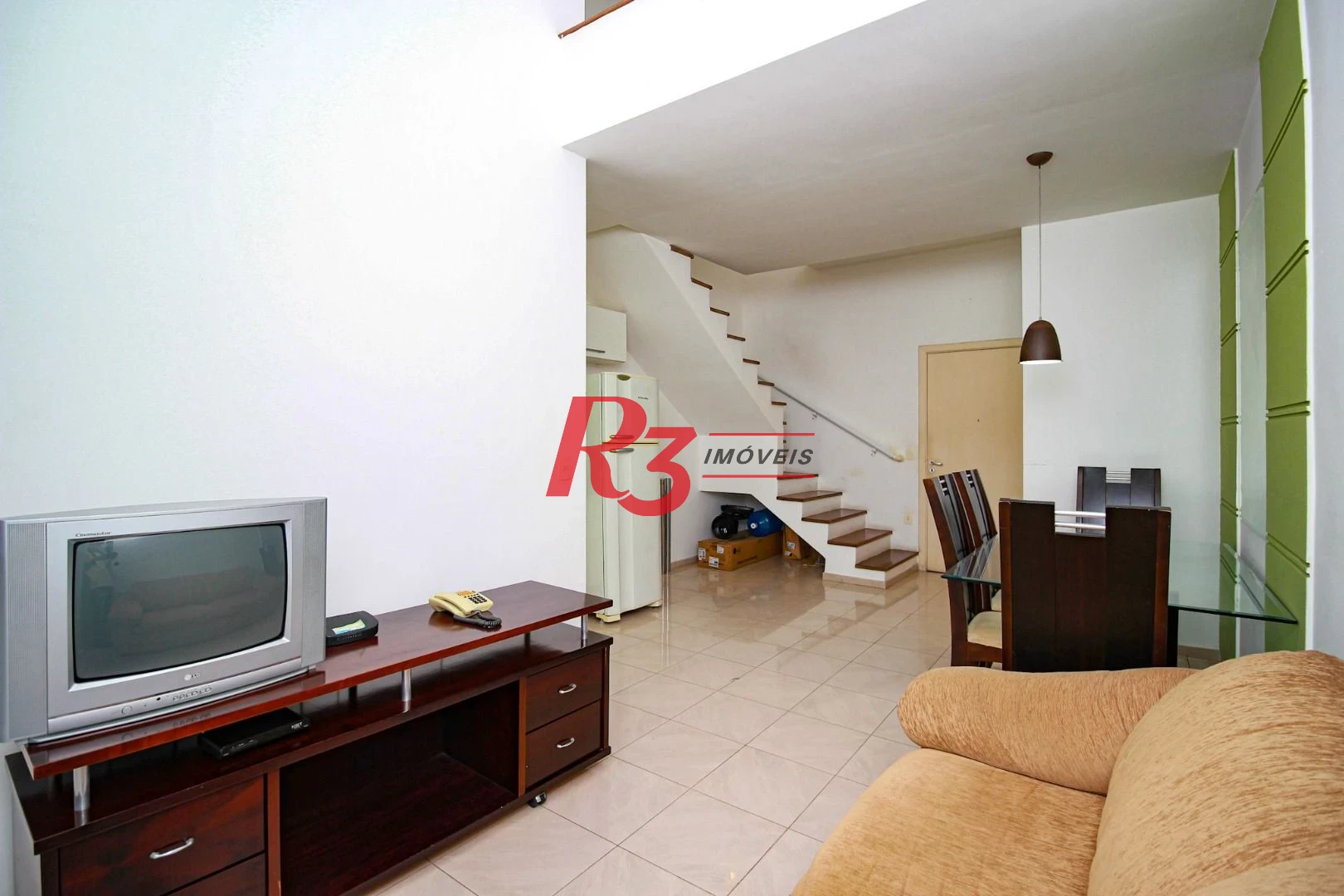 Loft com 1 dormitório à venda, 69 m² por R$ 590.000,00 - Gonzaga - Santos/SP