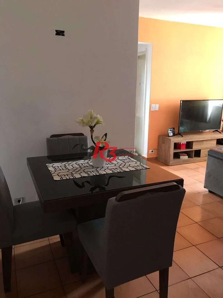 Apartamento com 2 dormitórios à venda, 67 m²  - Saboó - Santos/SP