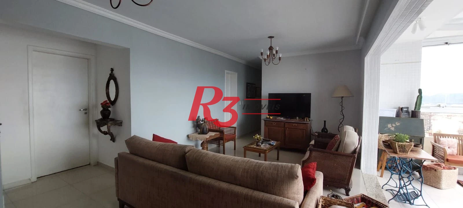 Apartamento com 3 dormitórios à venda, 111 m² - Ponta da Praia - Santos/SP