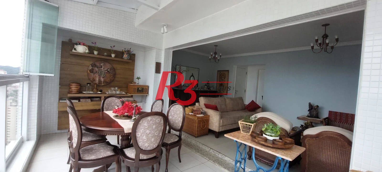 Apartamento com 3 dormitórios à venda, 111 m² - Ponta da Praia - Santos/SP
