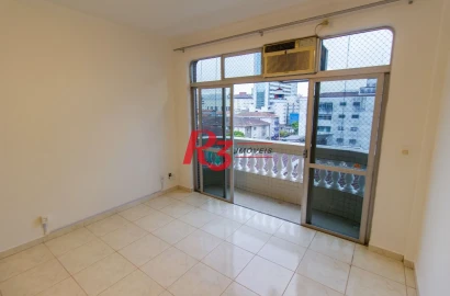 Apartamento com 4 dormitórios para alugar, 183 m² por R$ 5.100,00/mês - Gonzaga - Santos/SP