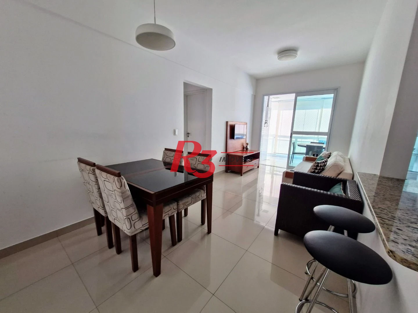 Apartamento com 2 dormitórios para alugar, 77 m² por R$ 5.000,00/mês - José Menino - Santos/SP