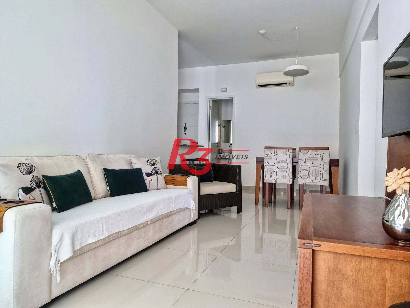 Apartamento com 2 dormitórios para alugar, 77 m² por R$ 5.000,00/mês - José Menino - Santos/SP