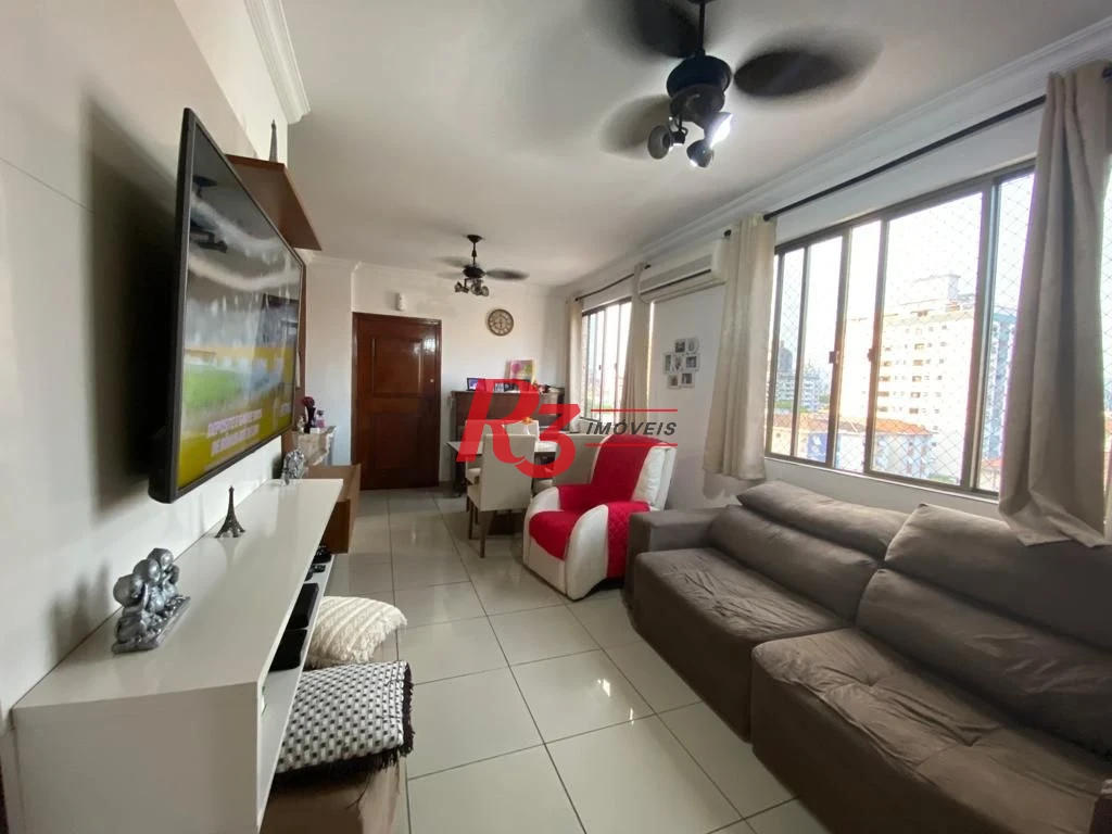 Apartamento com 3 dormitórios à venda, 80 m² por R$ 580.000,00 - Aparecida - Santos/SP